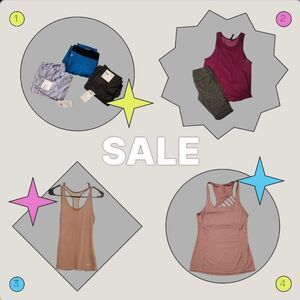 Workout clothes sz small bundle